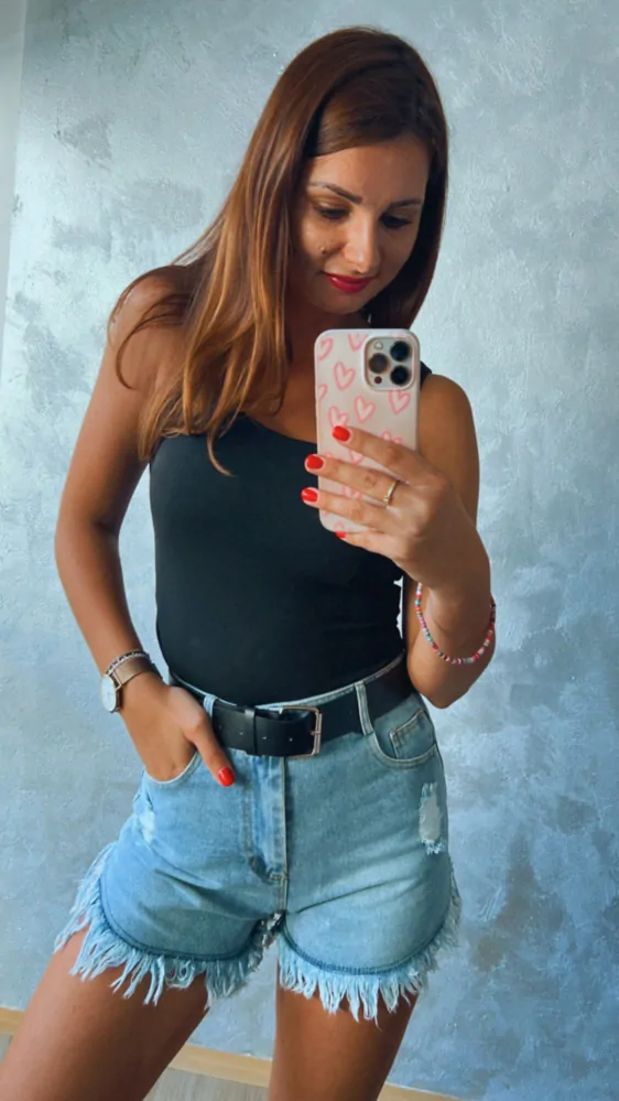 Riflové šortky "DENIM"