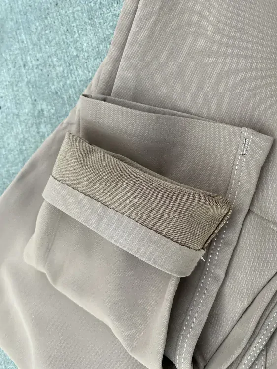 Jarní koženkové legíny "BROWN"