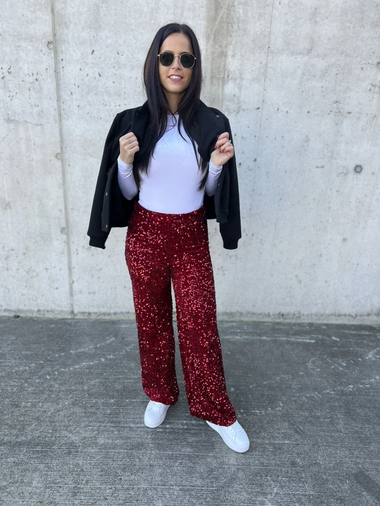 Flitrové kalhoty “KELLY”