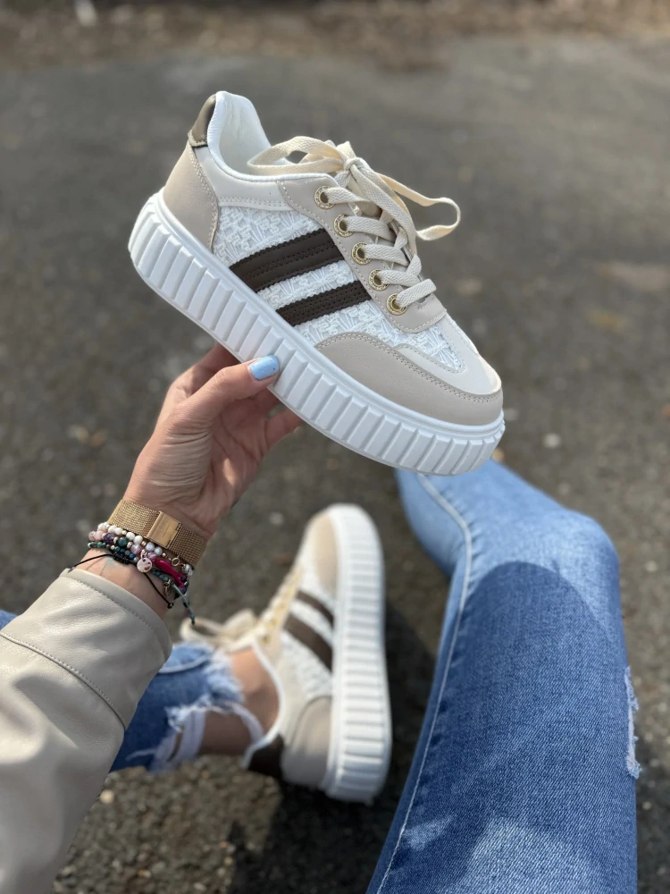 Tenisky "MERCI BEIGE"