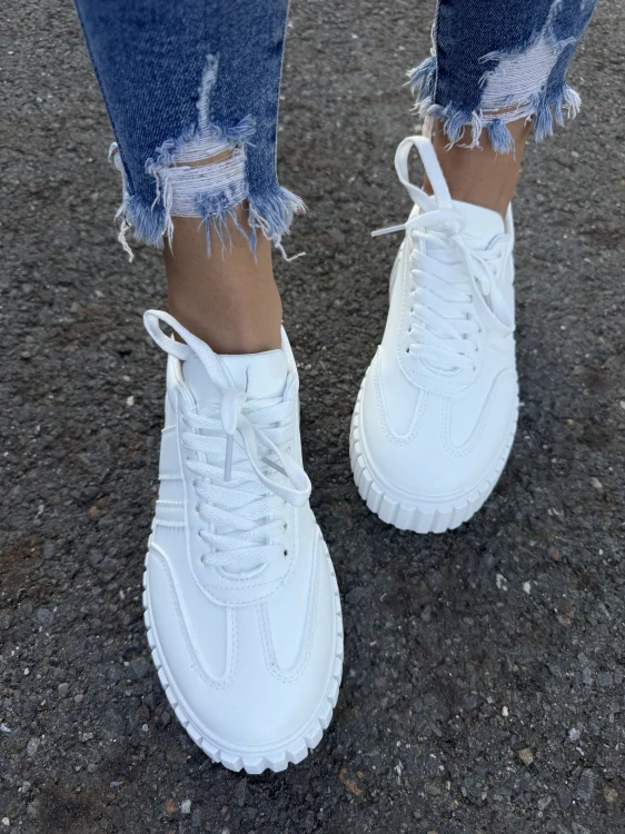 Tenisky "MERCI WHITE"