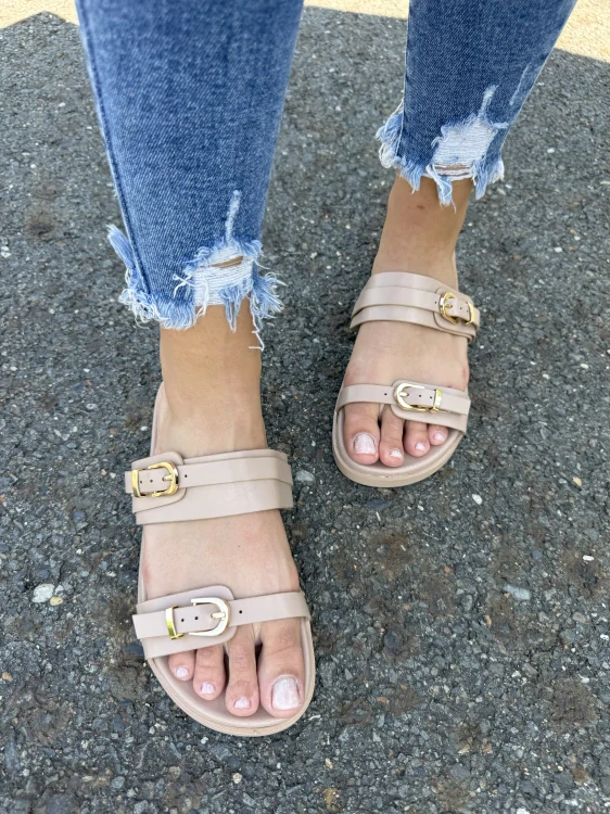 Pantofle "LIGHT BROWN"