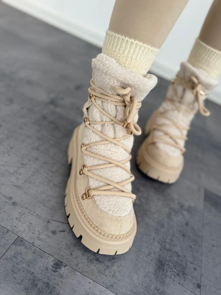 Boty “BEIGE SNOW”
