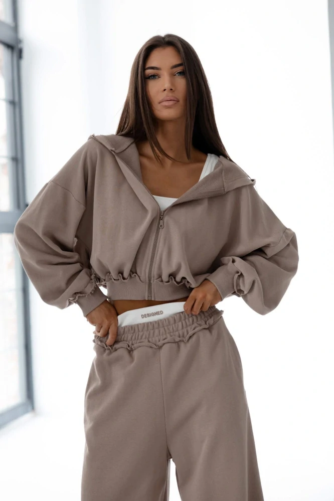 Teplákovka "DESIGNED MOCCA"