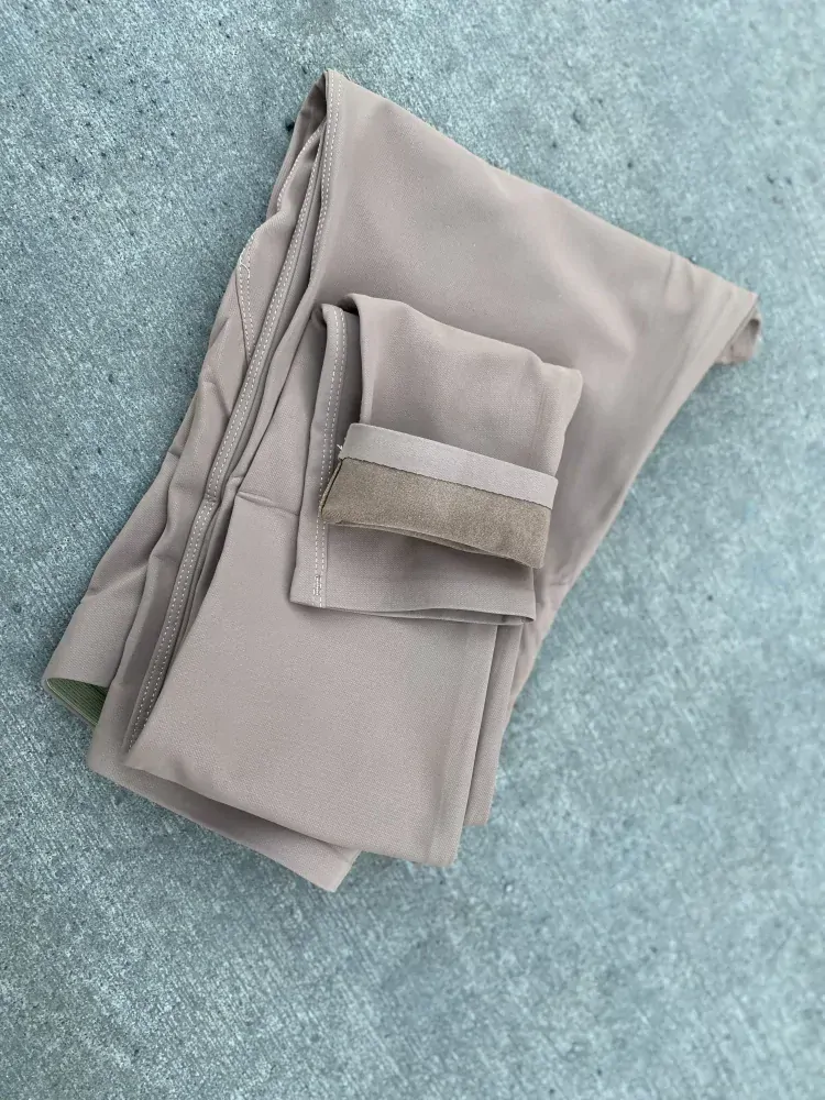 Jarní koženkové legíny "BROWN"