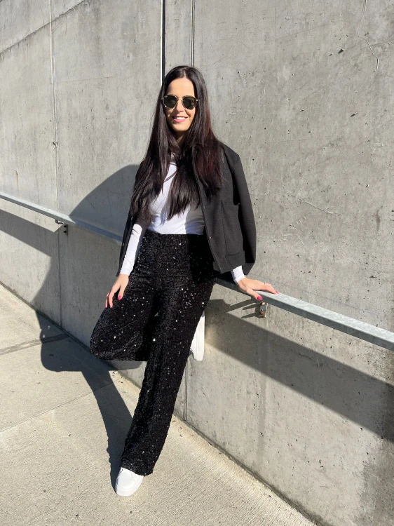 Flitrové kalhoty “KELLY”