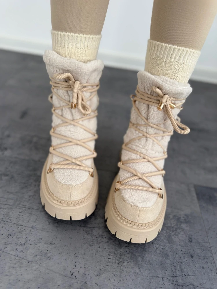 Boty “BEIGE SNOW”