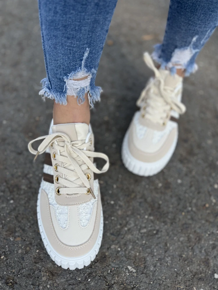Tenisky "MERCI BEIGE"