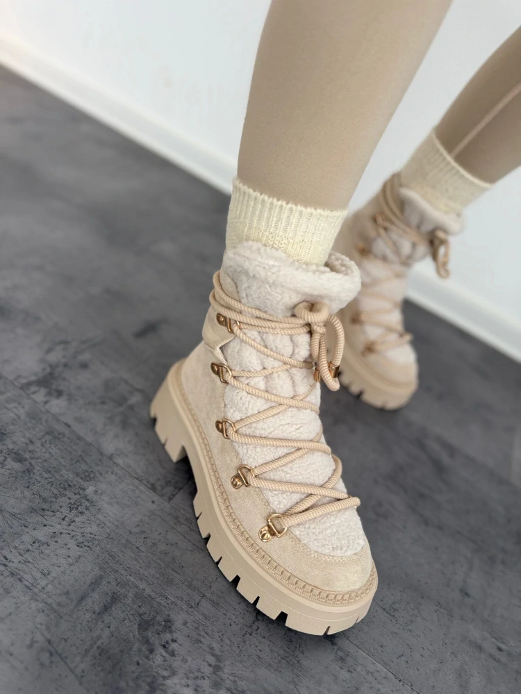 Boty “BEIGE SNOW”