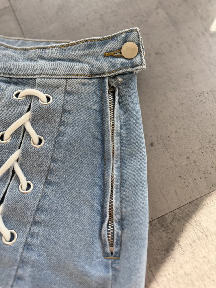 Riflová sukně "DOMINA"