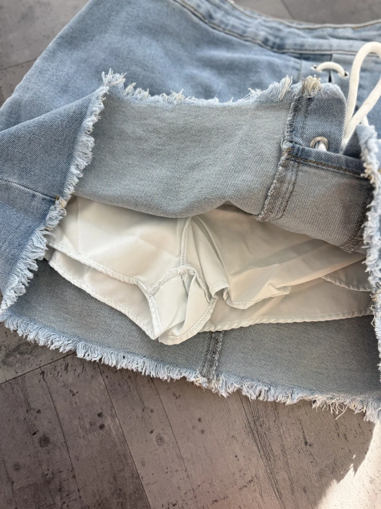 Riflová sukně "DOMINA"