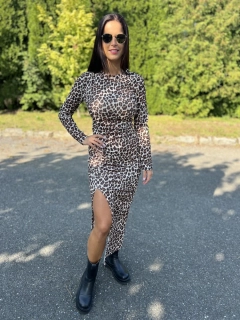 Dlouhé šaty "LEOPARD"